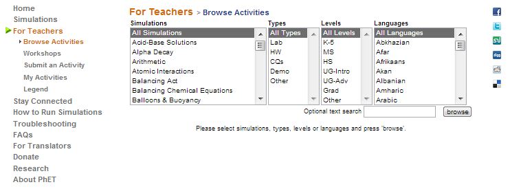 Virtual Biology Simulations using PhET: How To Use