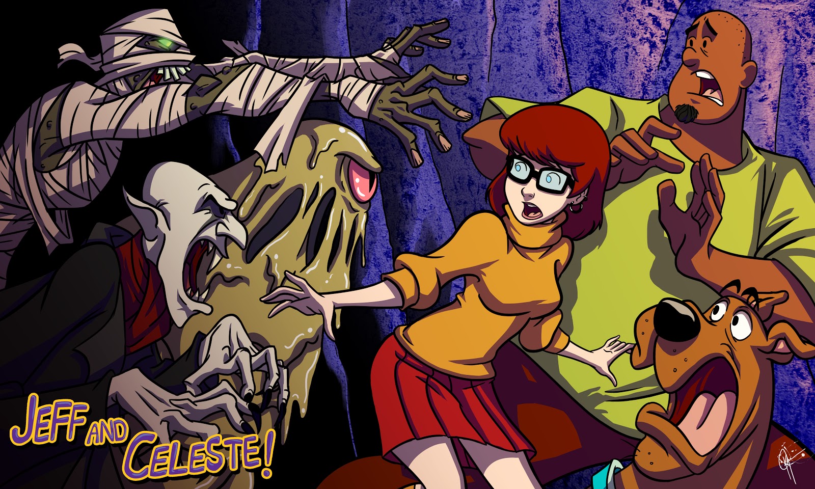 Jeff and Celeste!: Jinkies!!!