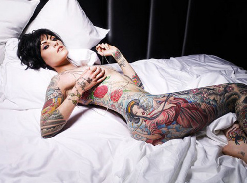 Style sexy  nude Girl Tattooss