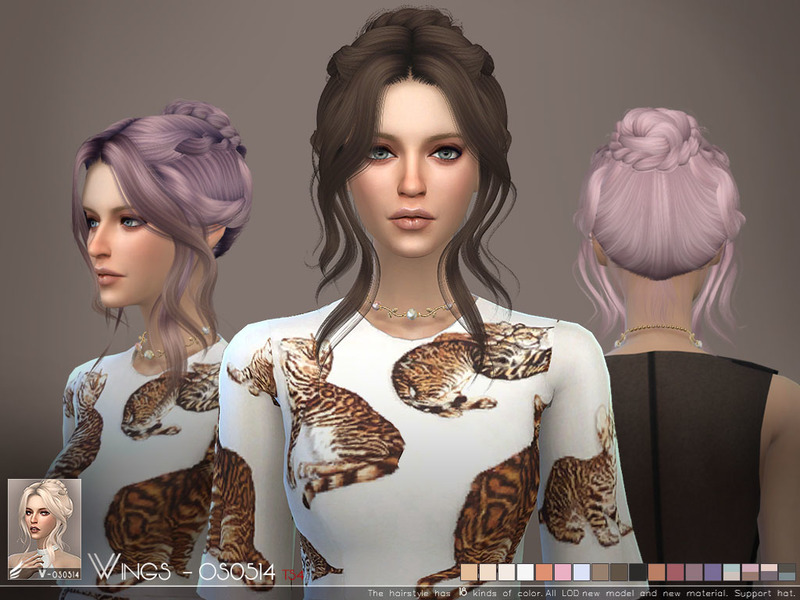 Sims 4 Ccs The Best Female Hair By Wingssims