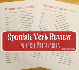 Debbie's Spanish Learning: Reviewing Verb Tenses Free Printables