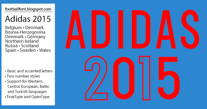 adidas 2016 font