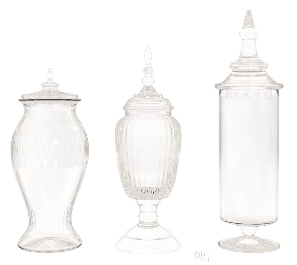 RJs Bits Bobs Props & Pieces Apothecary Jars and Mini Garden Jars