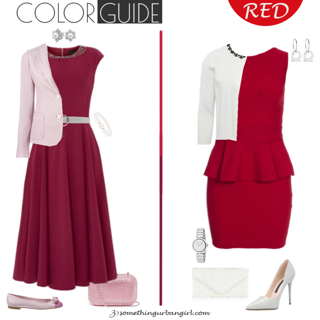 Pretty red dresses for Light Summer seasonal color women by 30somethingurbangirl.com