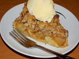 Tarta cu mere si crumble