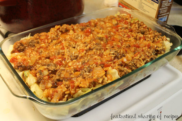 Fantastical Sharing of Recipes: Stuffed Cabbage Casserole