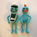 http://theunknownorchard.blogspot.com.es/2017/07/mr-meeseeks-crochet-amigurumi.html