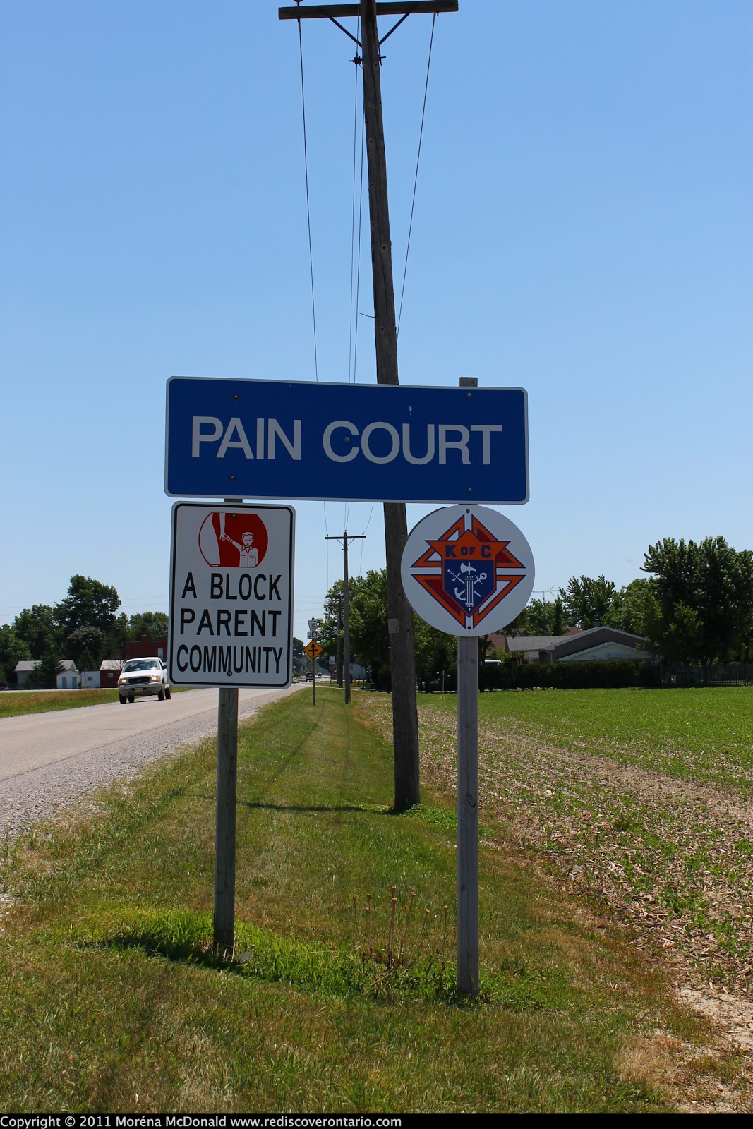 Signs to Pain Court!