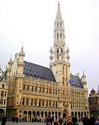 Tempat wisata terkenal di Brussels Belgia Brussels Town Hall
