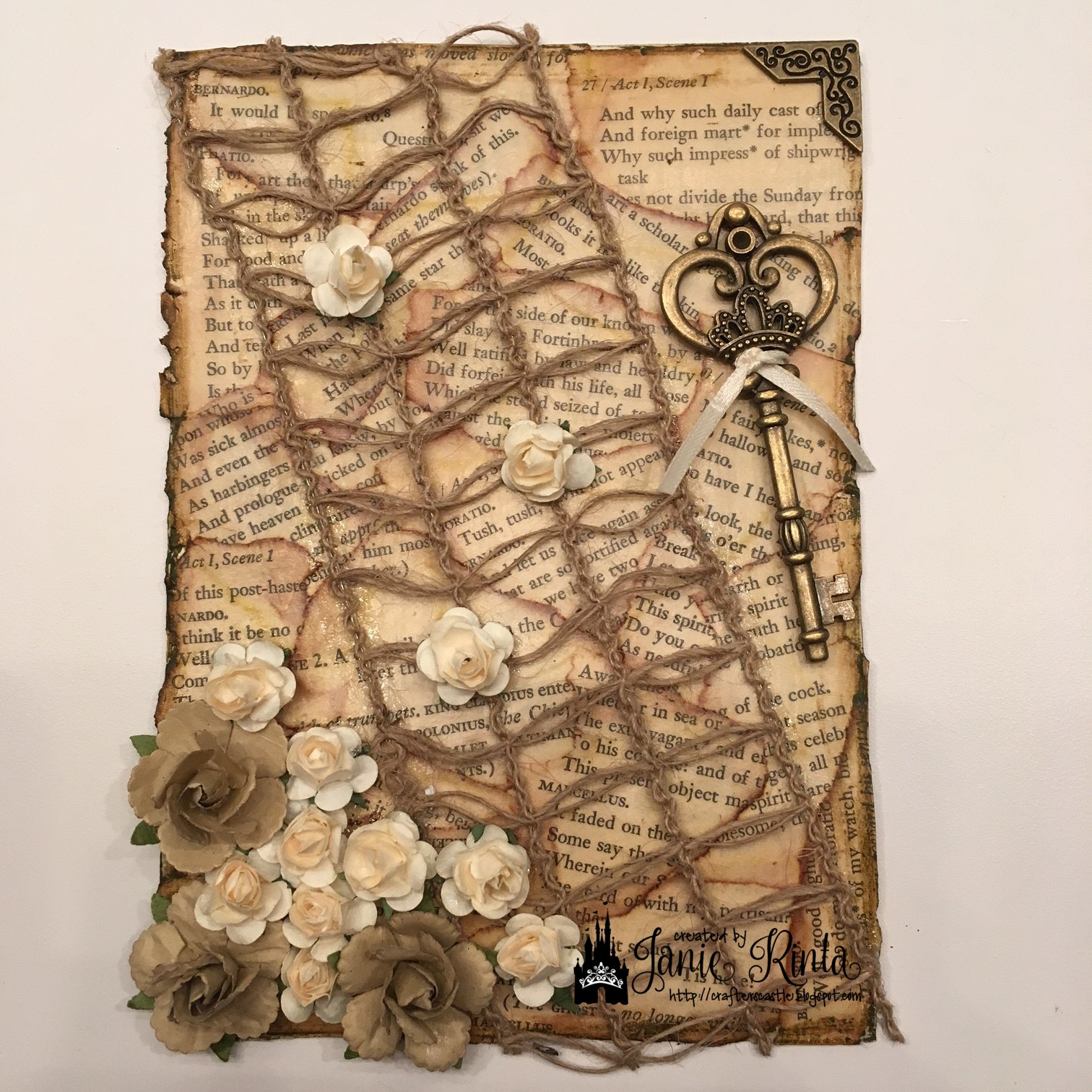 Crafter's Castle Mixed Media Art To Inspire Beginners