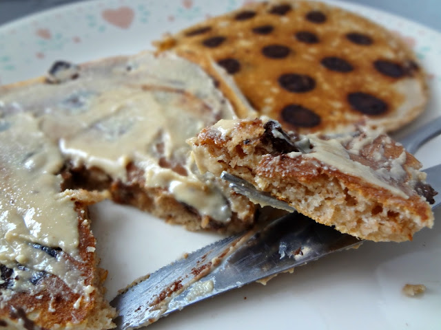 Whole Wheat Chocolate Chip Pancakes