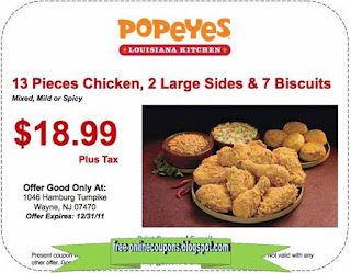 Louisiana fried chicken coupons