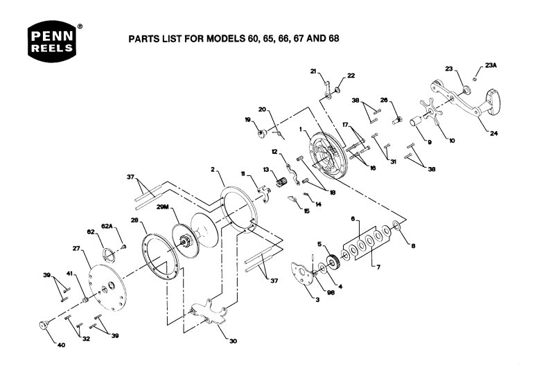 Reel Schematics Shimano