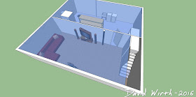 sketchup 3d basement