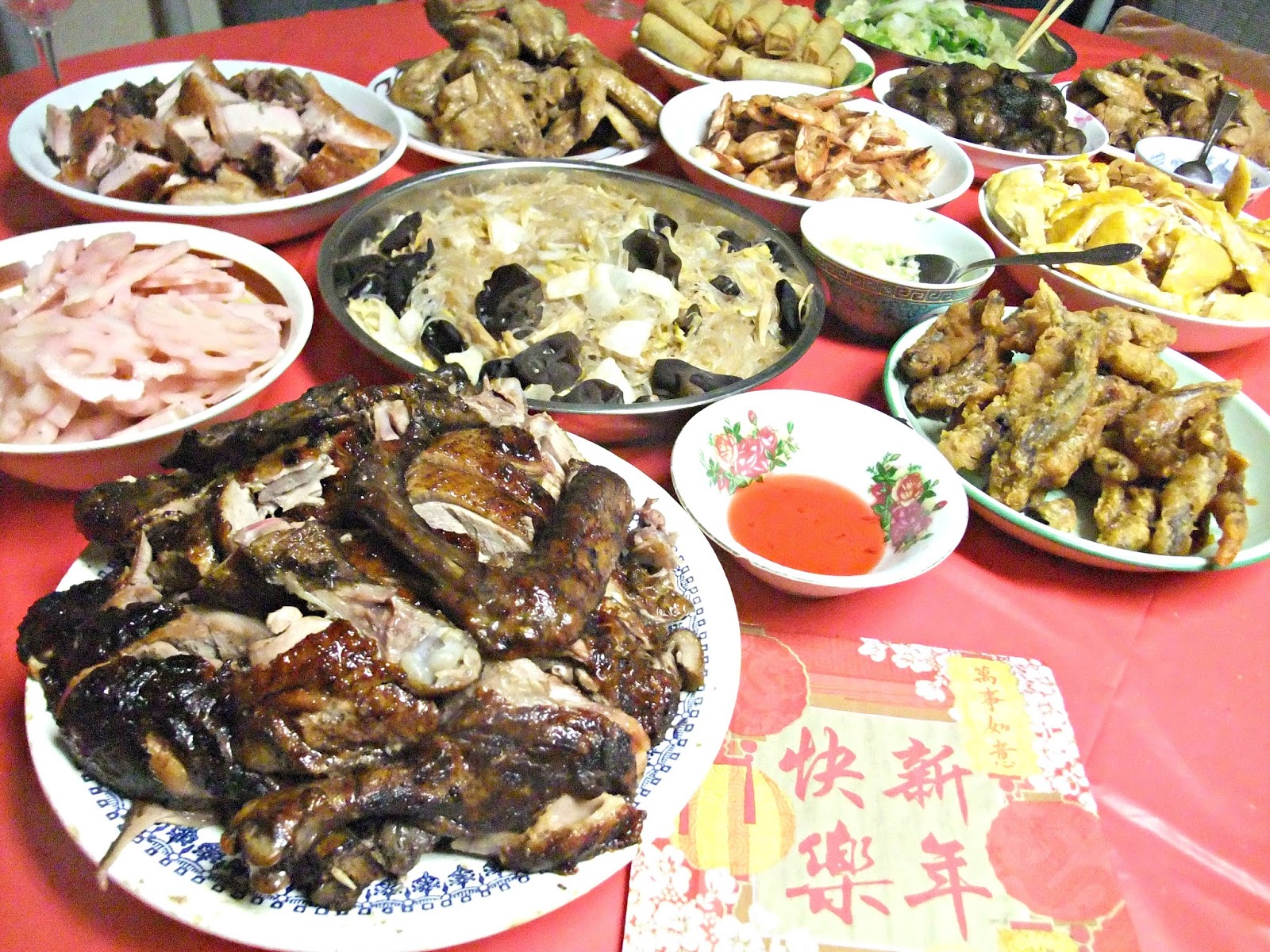 Susan&#039;s Savour-It!: Roasted Duck and A Happy Chinese New Year Dinner Family Reunion&hellip;