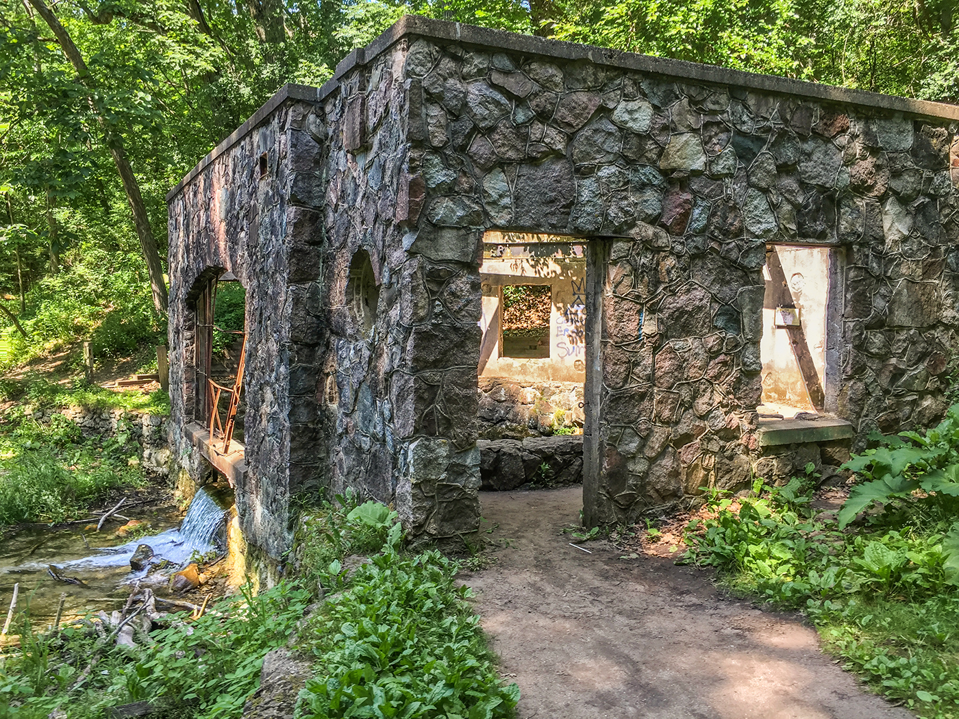 Ruins of Spring House at Paradise Springs