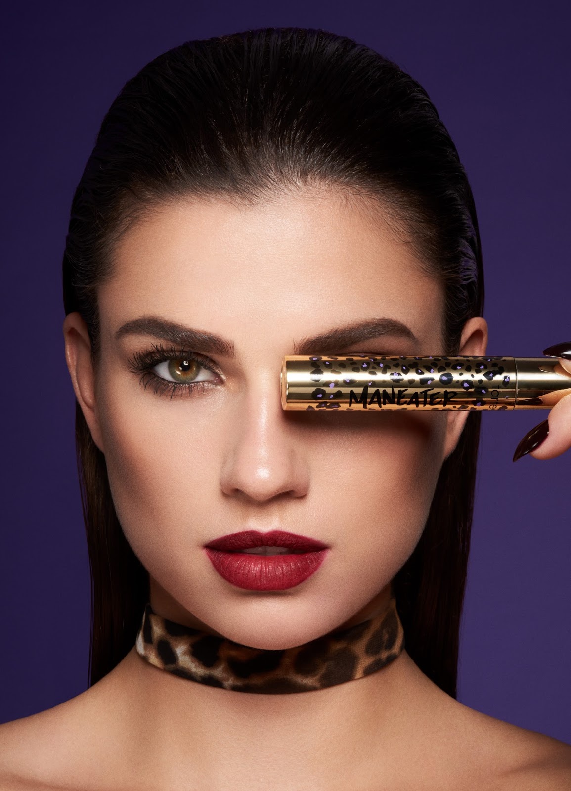 Tarte Cosmetics Maneater Mascara Makeup Beauty Advertising Campaign with mo...