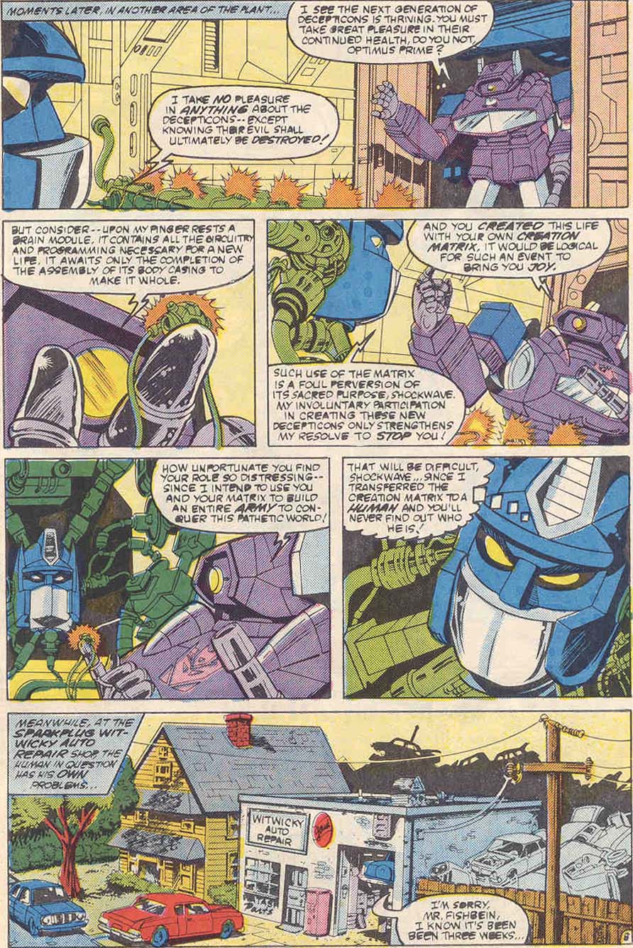 Read online The Transformers (1984) comic -  Issue #9 - 9