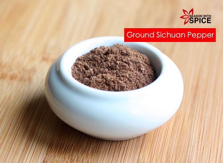 Ground sichuan pepper available at SeasonWithSpice.com