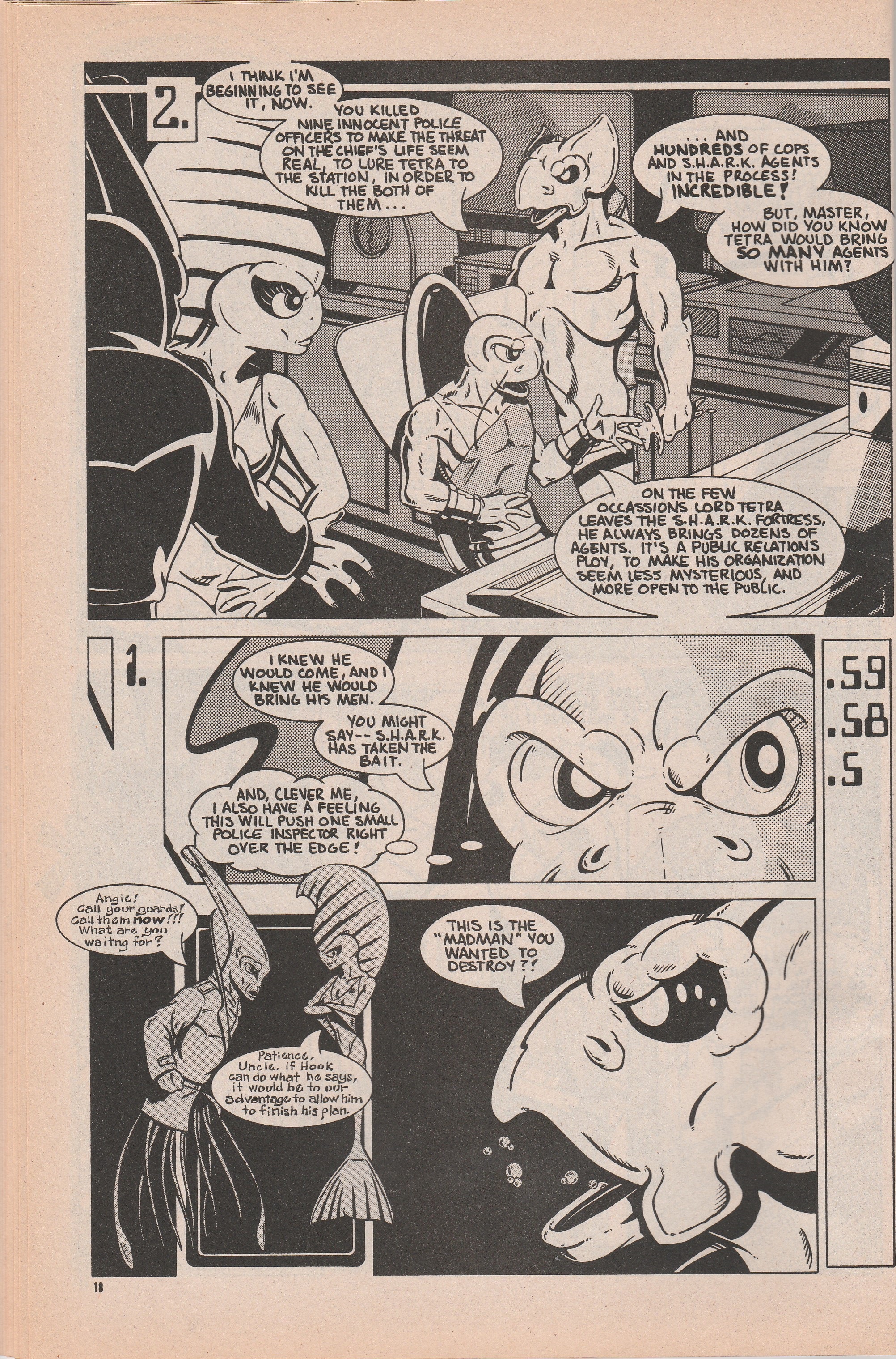 Read online The Fish Police comic -  Issue #9 - 20