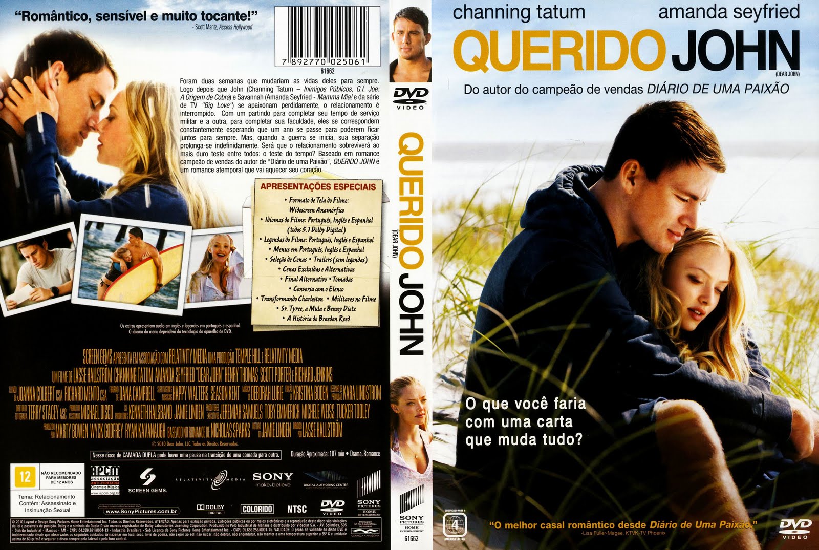 Capas Filmes de Romance: Querido John