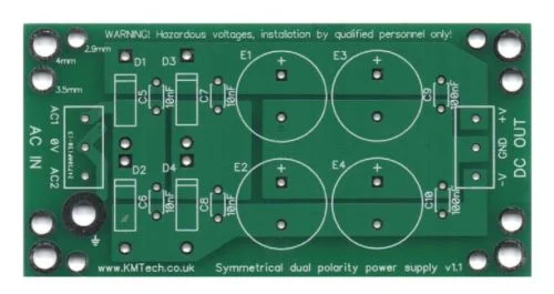 pcb power supply amplifier