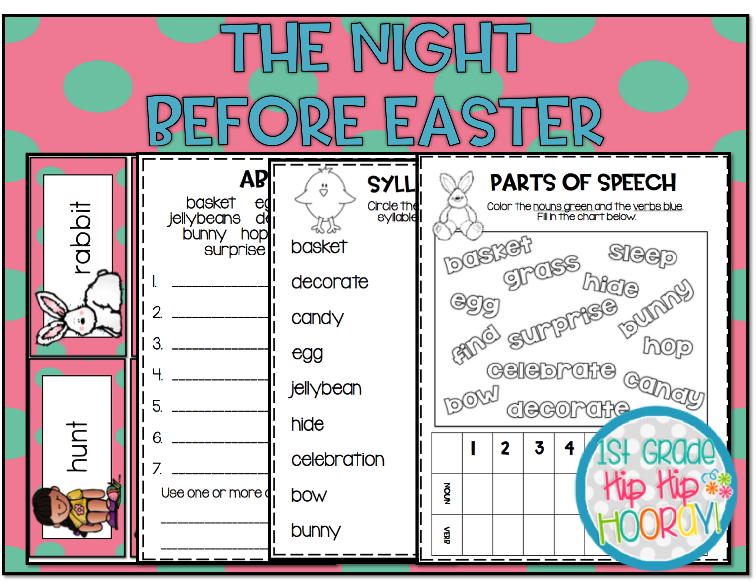 1st Grade Hip Hip Hooray! The Night Before Easter
