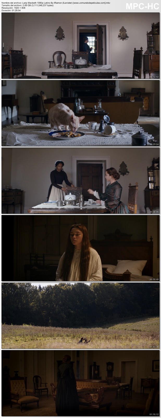 Capturas de la película.