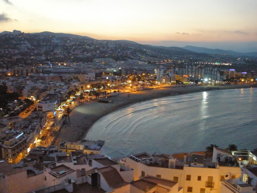 Vista de Peñíscola desde el Adarve del Castillo
