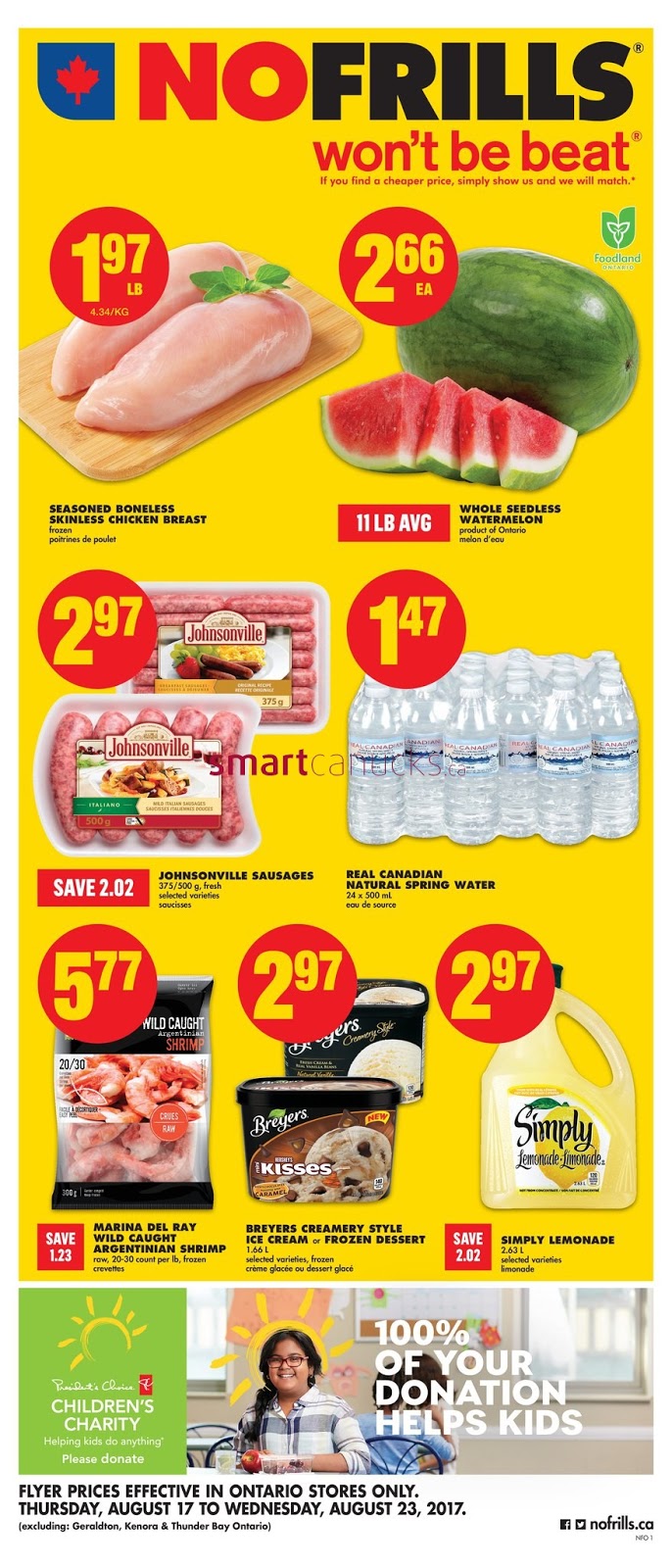 No frills flyer Mississauga valid Aug 17 to 23, 2017 Weekly Flyers Canada