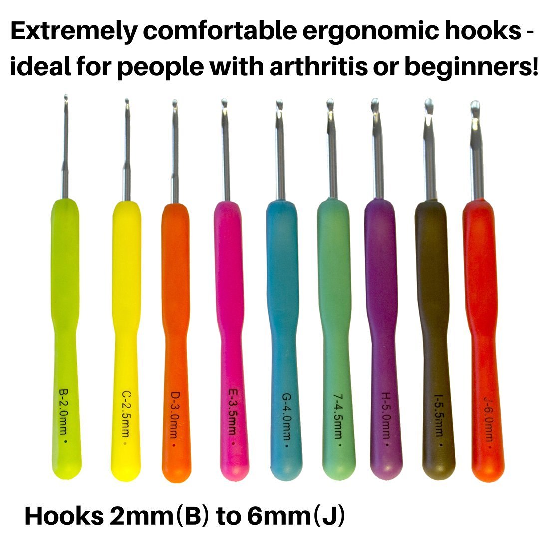 Crochet Hooks Set with Ergonomic Crochet Hooks for Ultimate Comfort