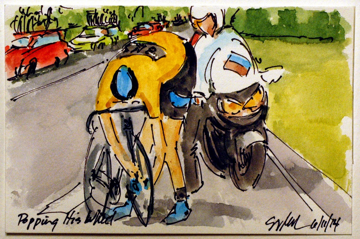 The Art of Cycling: Dauphine Stage 4: Popping His Wheel