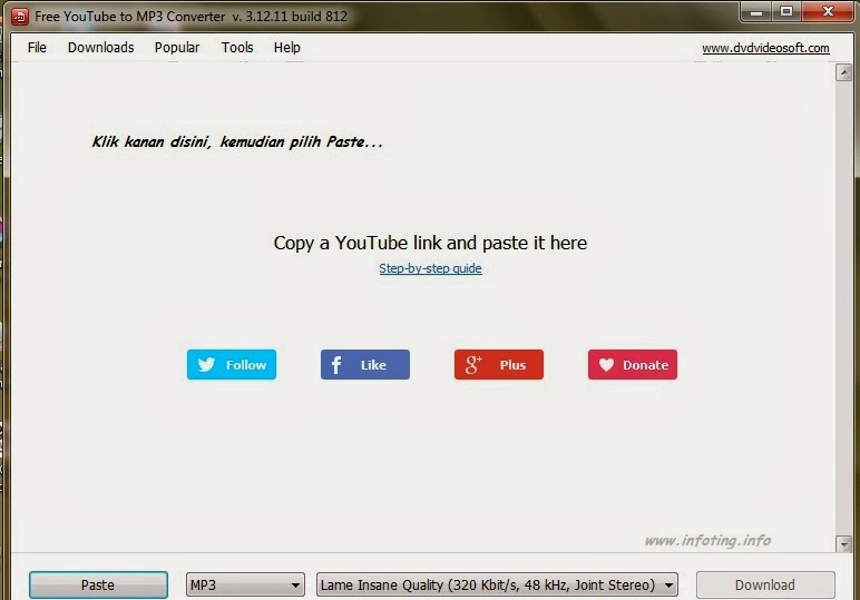 Cara Download Video Youtube Dengan DVDVideoSoft Infoting