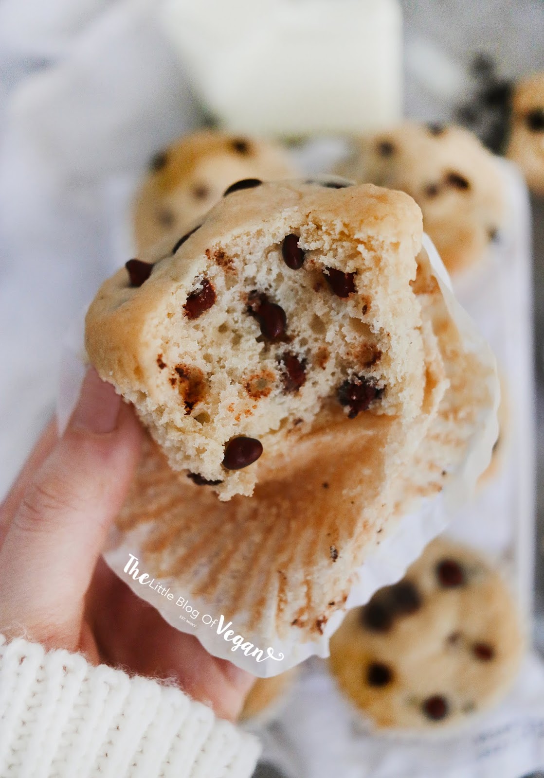 The easiest chocolate chip cupcakes recipe The Little Blog Of Vegan