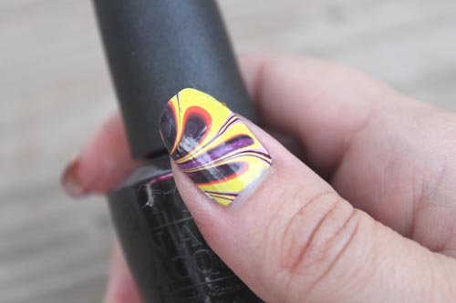 Nail O Ween 3 Halloween Colour Water Marble Beauty By Birdy