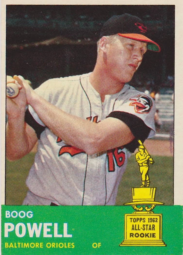 1963 Topps Baseball 398 Boog Powell
