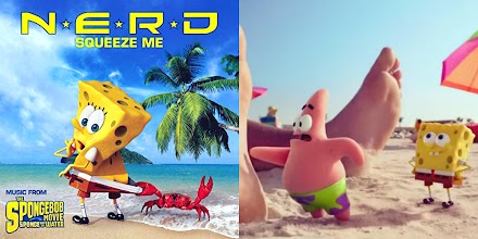 Hier kommt die N.E.R.D Wiedervereinigung mit dem Song Squeeze Me für den neuen SpongeBob Film ( Stream und Trailer )
