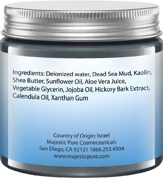 GlamRiver Dead Sea Mud Mask by Majestic Pure