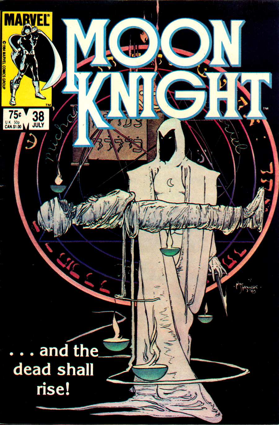 Read online Moon Knight (1980) comic -  Issue #38 - 1