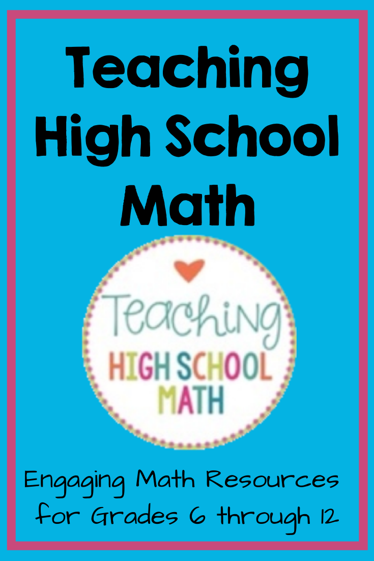Teaching High School Math Store