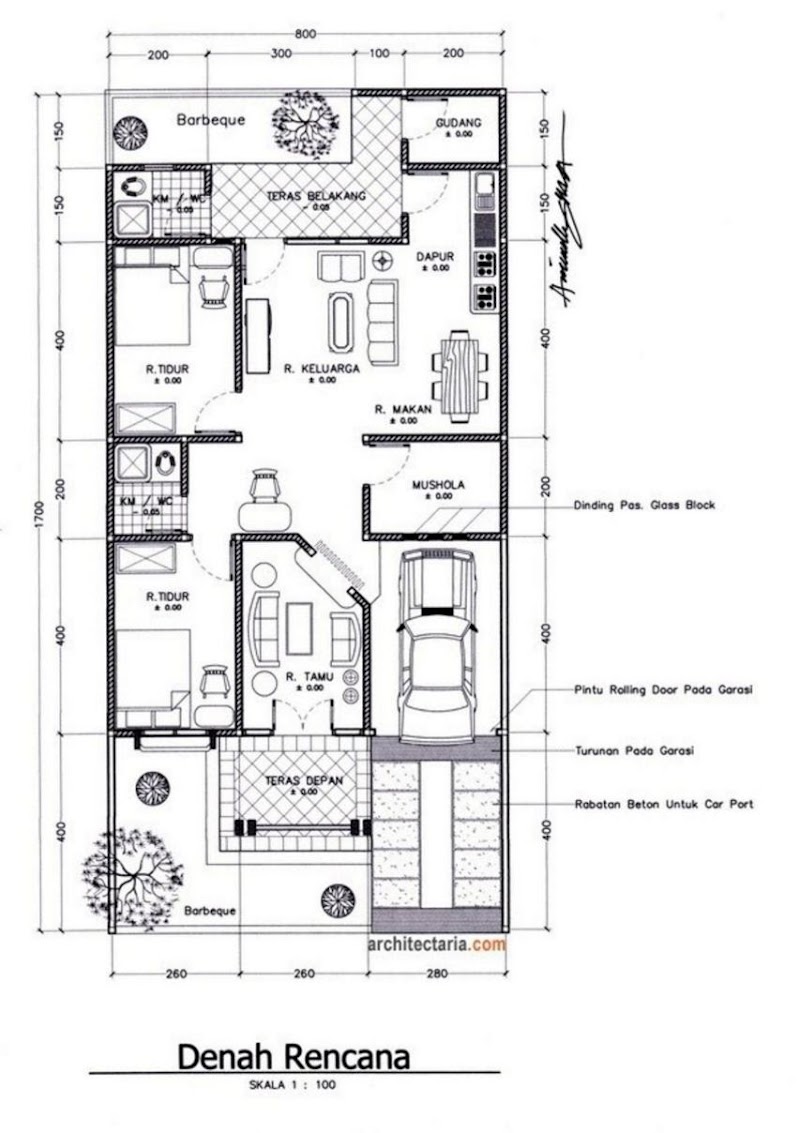 42+ Info Top Denah Rumah Minimalis 2 Lantai Ukuran 6x9