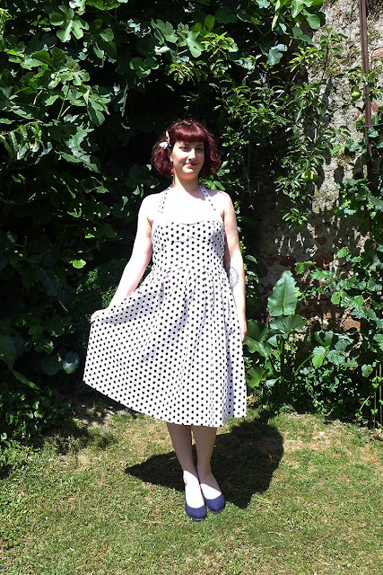 look pin'up, robe à pois lindy bop