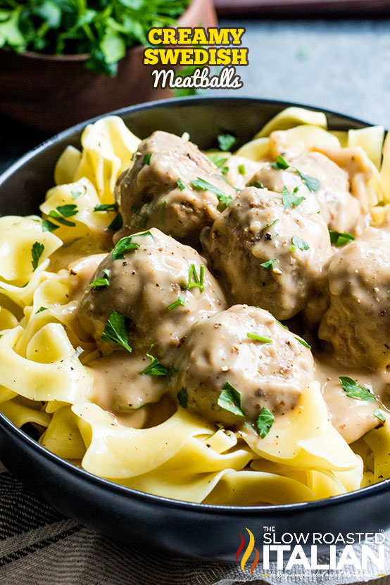 Creamy Swedish Meatballs (With VIDEO)