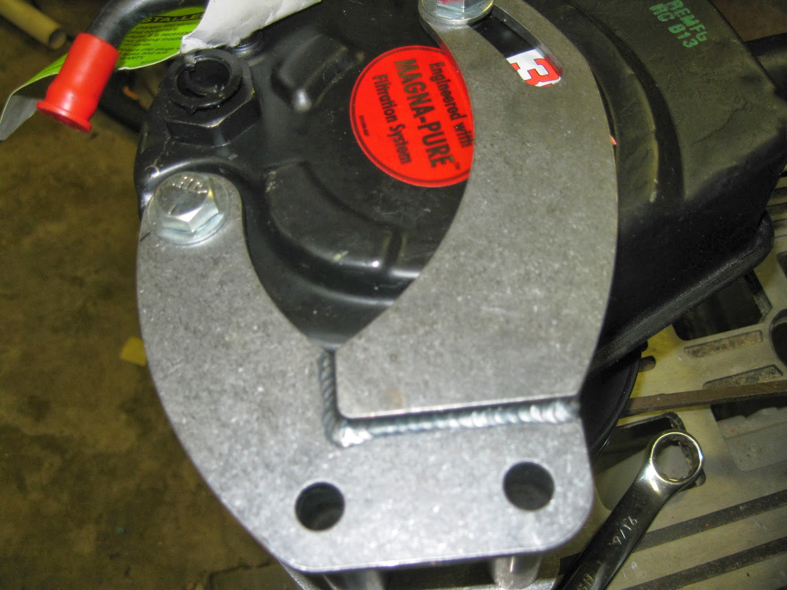 CHEVY C10 POWER STEERING PUMP & BRACKET