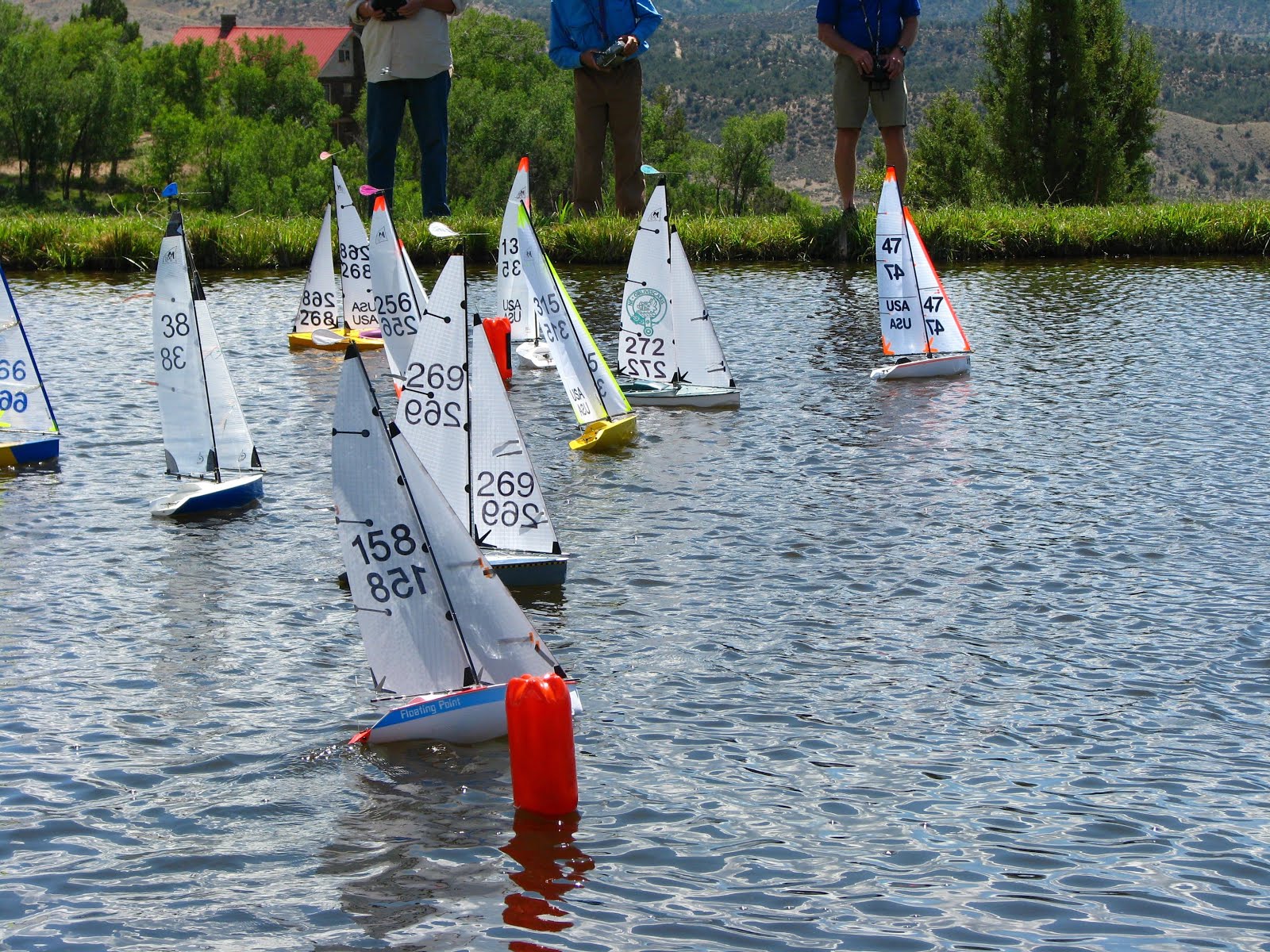 Start line action at the 2015 AMYA Region 5 Championship Regatta