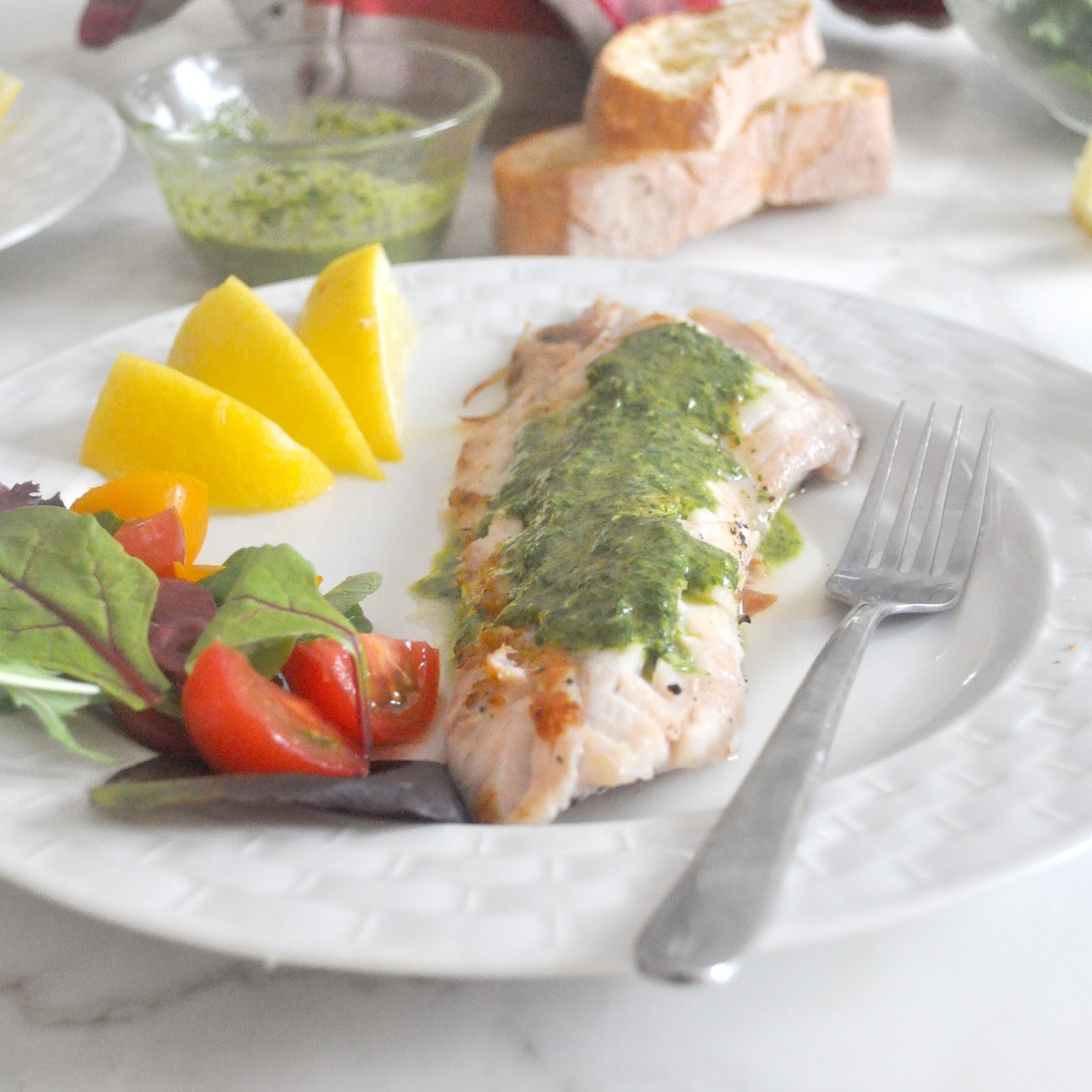 Cooking With Manuela Pan Seared Hogfish With Adriatic Sauce