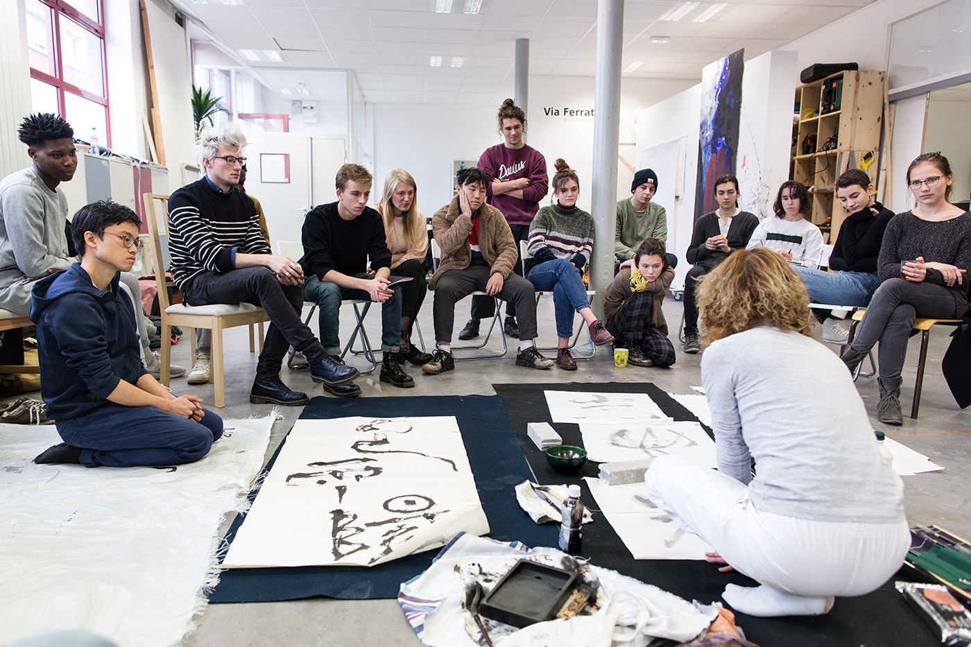 La Classe De Sof Techniques De Peinture En Maternelle