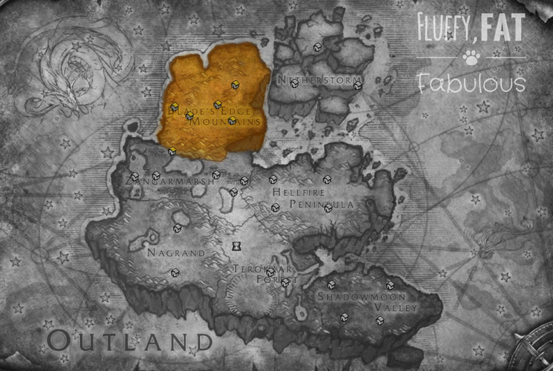 Fluffy, Fat and Fabulous Blade's Edge Mountains mail transmo