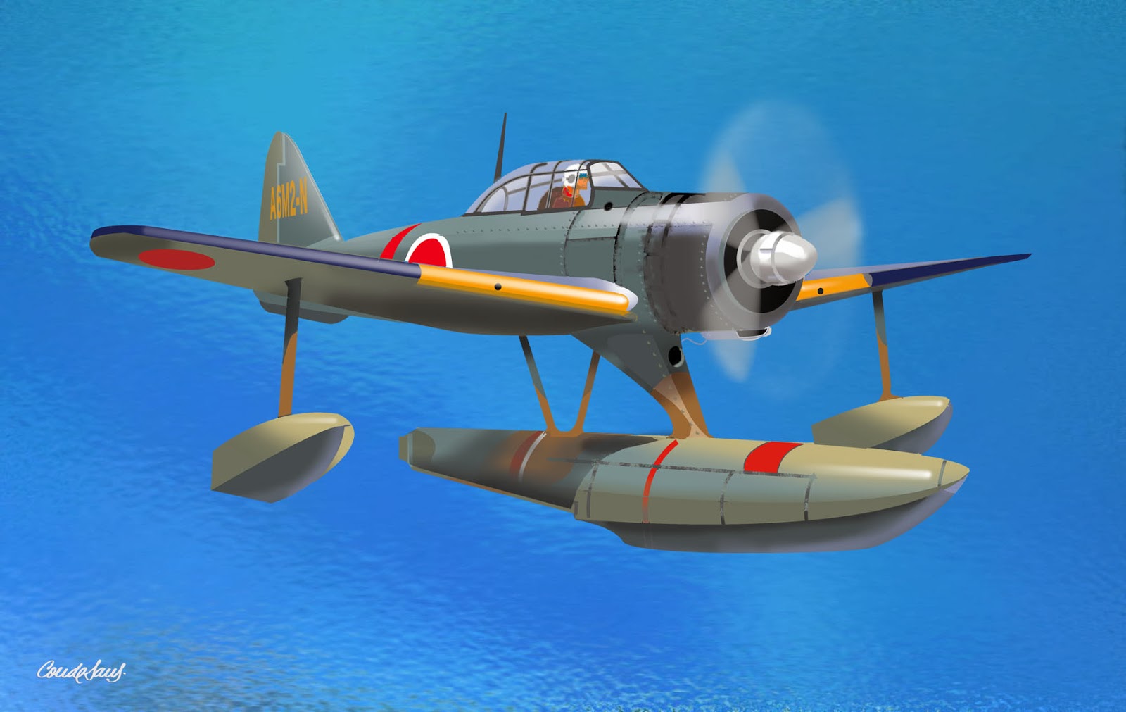 cromos m. conde NAKAJIMA A6M2N