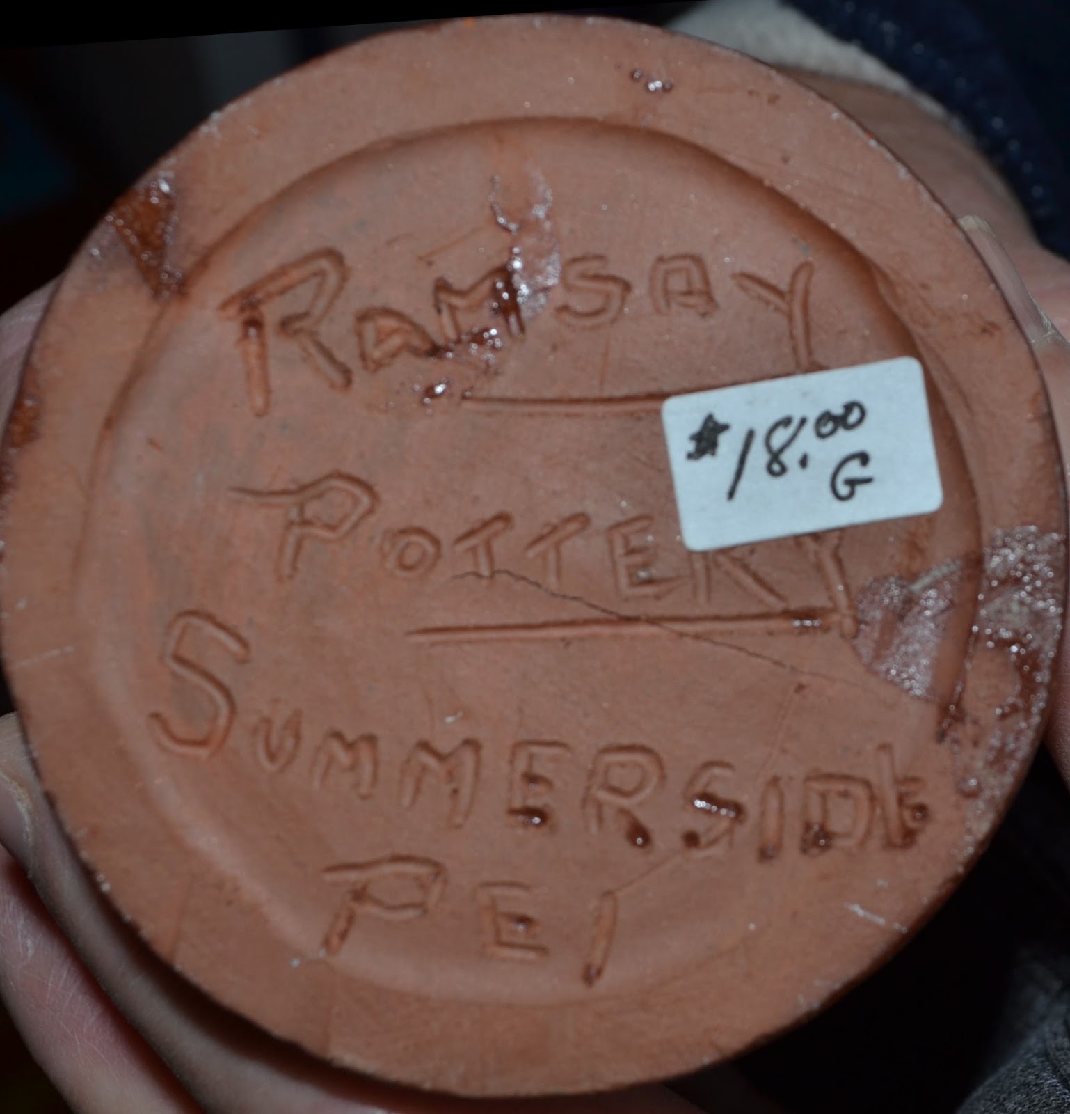 Pottery on Prince Edward Island Ramsay Pottery, Summerside, PEI